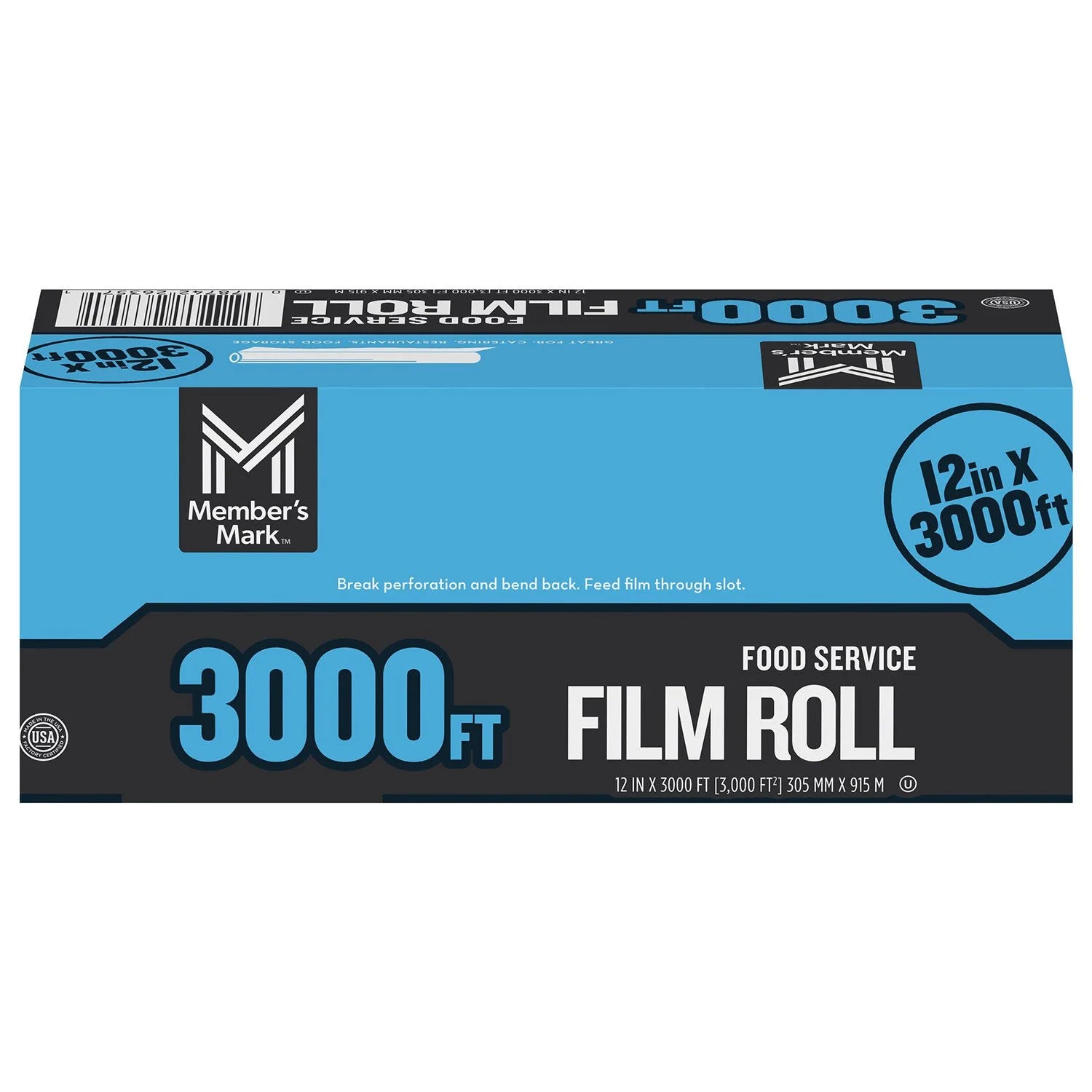 Member's Mark Foodservice Film, 12" x 3,000' - Bellso